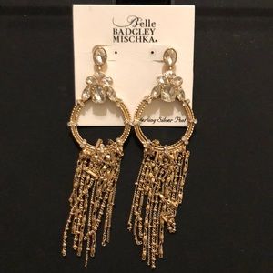 NWT Belle Badgley Mischka earrings